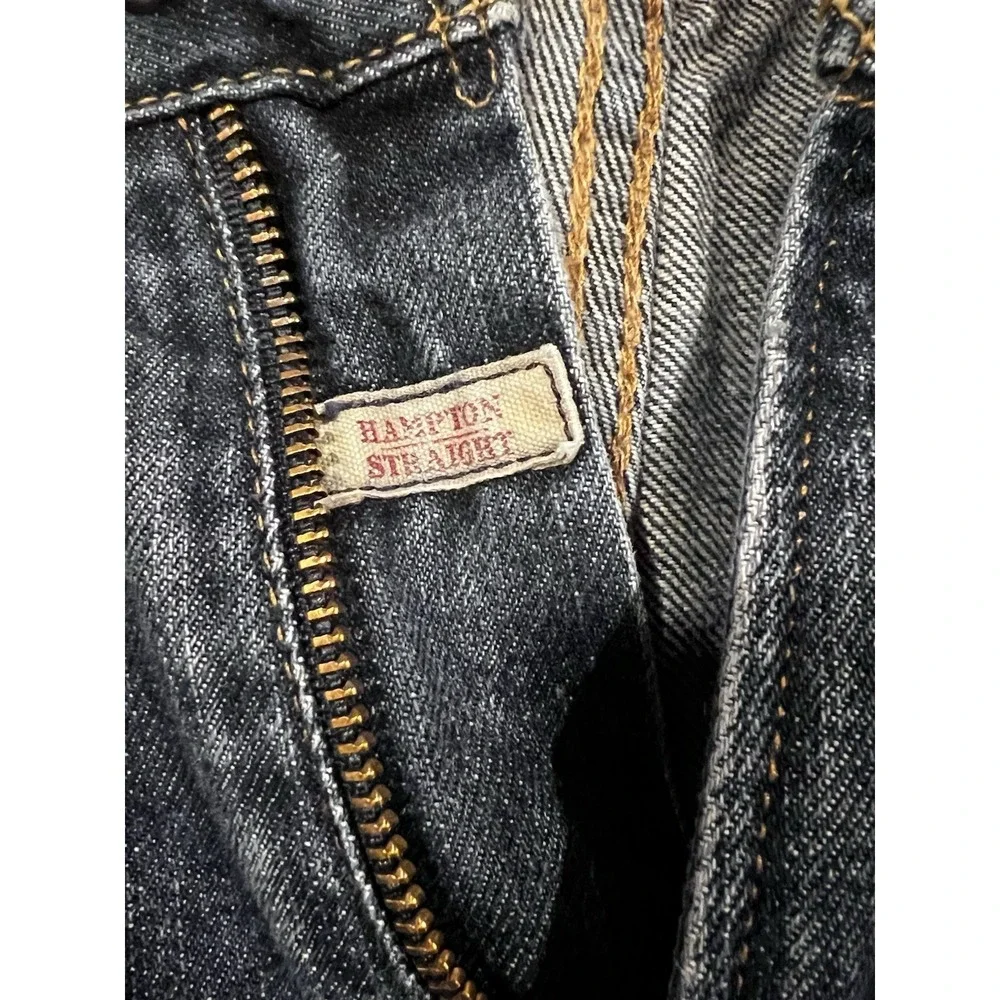 Vintage Men's Polo Ralph Lauren Hampton Straight Selvedge Jeans Size‎ 34x30 Blue